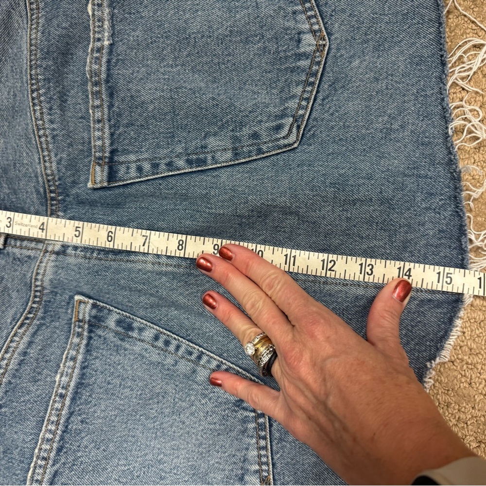 AGOLDE denim mini skirt size 29 (women’s 8)